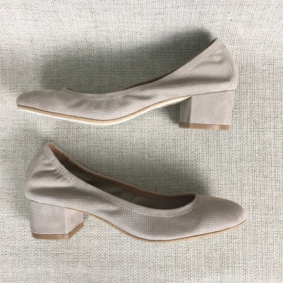 Jeffrey Campbell Cyndi Shoes Size 6.5 Gray Block Heels Suede Pumps - Picture 8 of 8